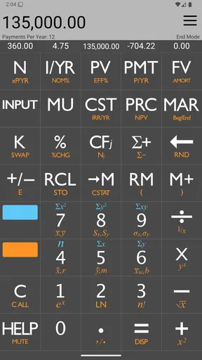 10bii Financial Calculator