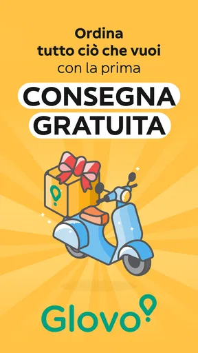 Glovo Cibo a domicilio e altro
