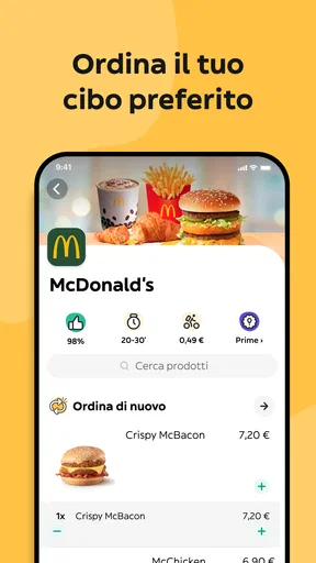 Glovo Cibo a domicilio e altro