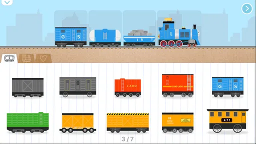 子供のためのレンガ列車ゲーム-子供の電車ゲーム列車鉄道ゲーム