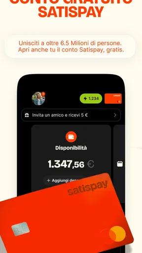 Satispay: Conto e investimenti