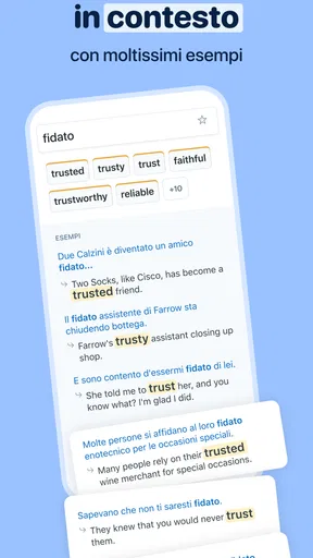 Reverso Traduttore, Dizionario
