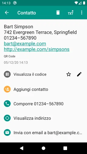 Scanner QR e codici a barre
