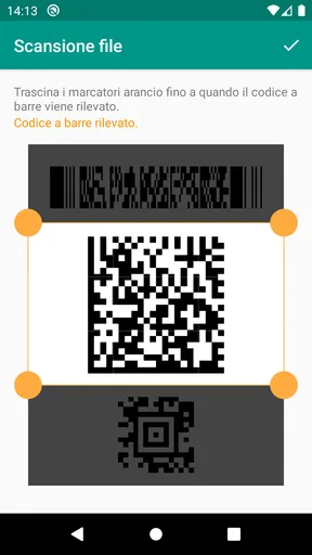 Scanner QR e codici a barre