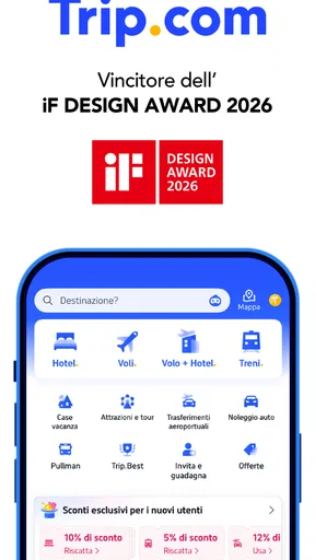 Trip.com: Voli, Treni, Hotel