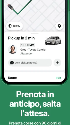 Bolt: Richiedi una corsa