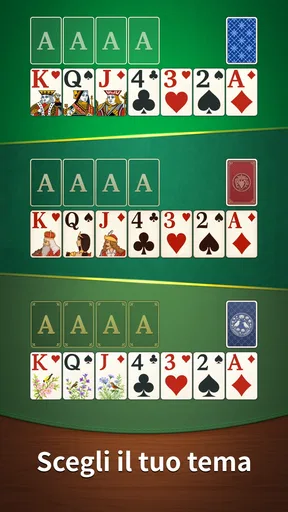 Solitario Calmo: Carte