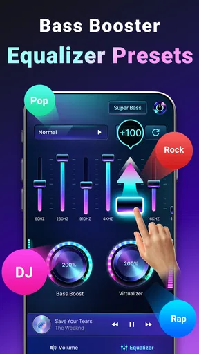 Volume Booster Bass Equalizer