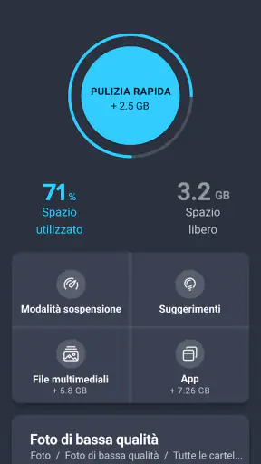 AVG Cleaner: Pulizia