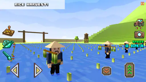 Blocky Farm Racing & Simulator