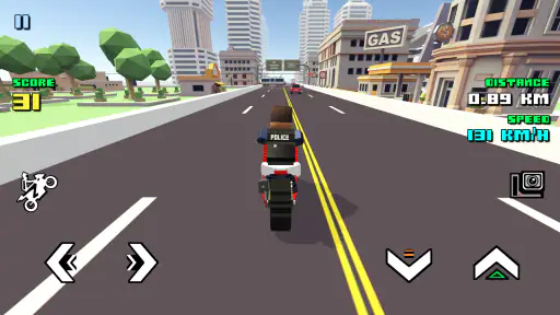 Blocky Moto Racing: Bike Rider
