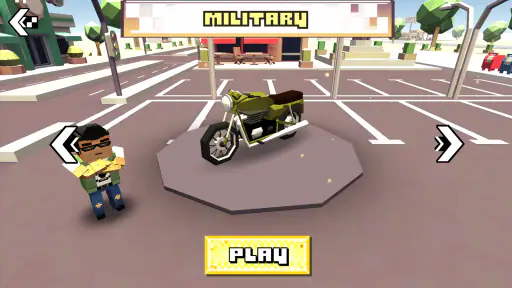 Blocky Moto Racing: Bike Rider