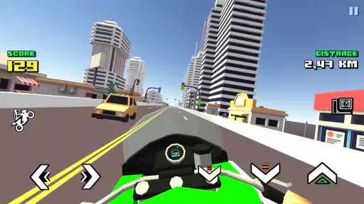 Blocky Moto Racing: Bike Rider