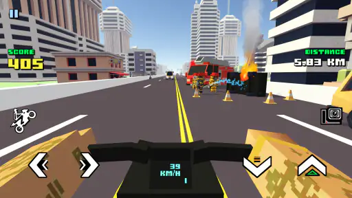Blocky Moto Racing: Bike Rider