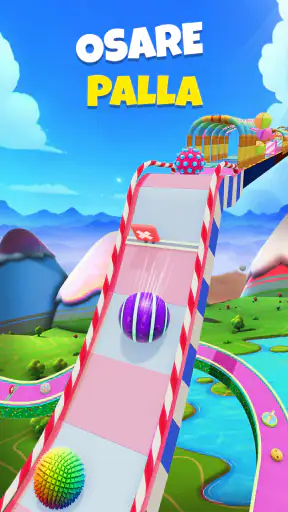 Candy Ball Run - Rolling Games
