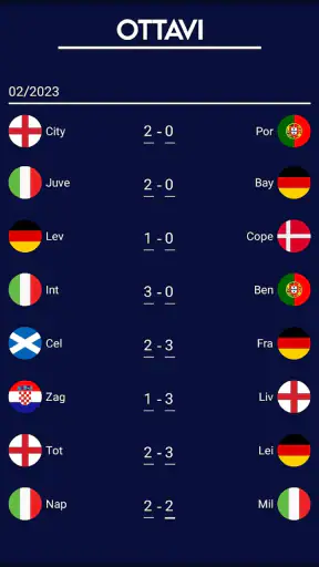 Champions Calcio Calcolatrice
