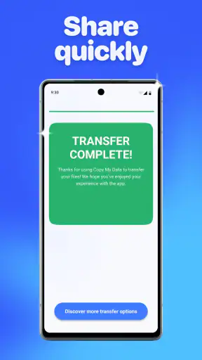 Copia i miei dati: Trasferisci