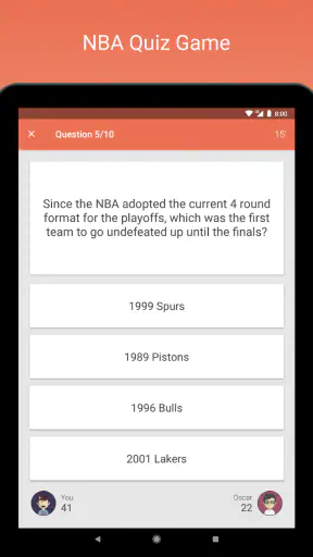 Fan Quiz for NBA