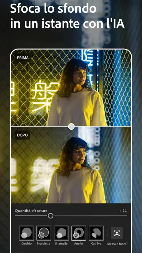 Lightroom video e foto editor