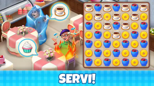 Manor Café: Giochi di match 3