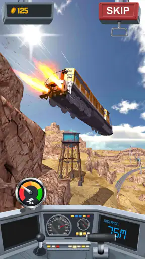 Train Ramp Jumping
