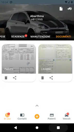 Veicoli - Gestione auto e moto