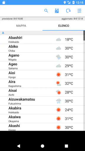 WeatherJapan Japan's weather f