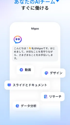 Migoo - すべてのタスクにAIチーム