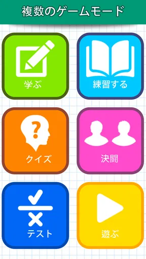 数学ゲーム - たし算、ひき算、かけ算、わり