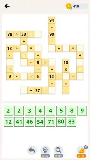 Math Grid - Number Puzzle Game