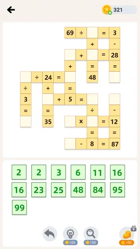 Math Grid - Number Puzzle Game