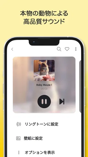 動物の着信音と鳴き声