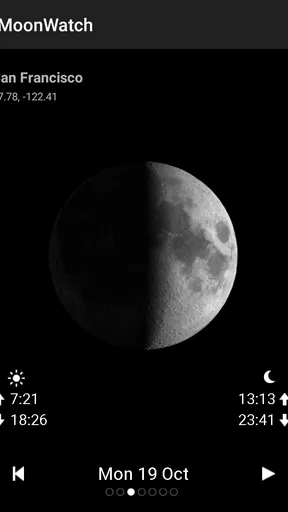 Moon Calendar Watch