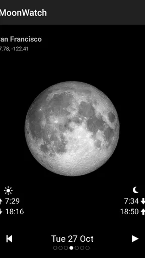 Moon Calendar Watch