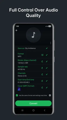 Audio Converter (MP3 AAC OPUS)