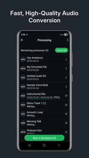 Audio Converter (MP3 AAC OPUS)