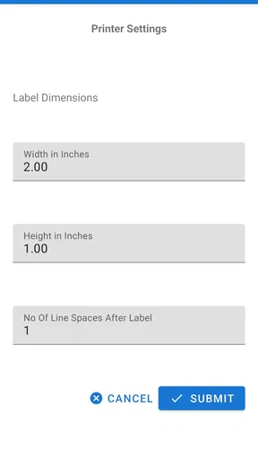 Weighing Scale Barcoding app