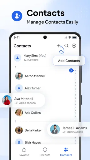 Contacts - Phone Call Launcher