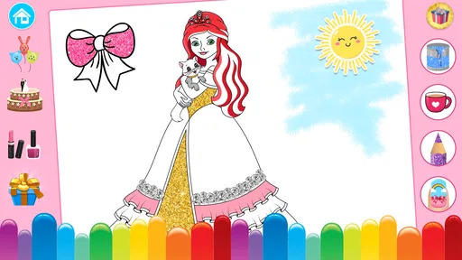 子供のためのプリンセス・カラーリング