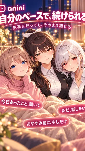 アニニ（anini） アニメの恋人ができるAIチャットアプリ