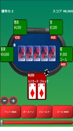 テキサスホールデムポーカー