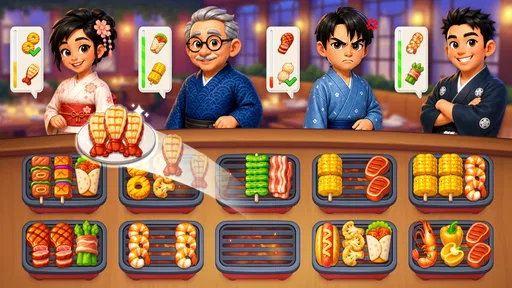 Grill Master：フード仕分けパズル