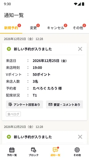 食べログノート