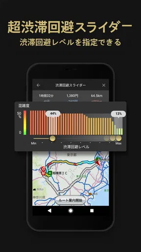 カーナビタイム オフライン/渋滞情報/駐車場/オービス/高速