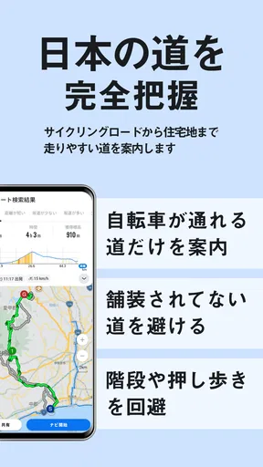 自転車NAVITIME -自転車移動/サイクリング/走行距離