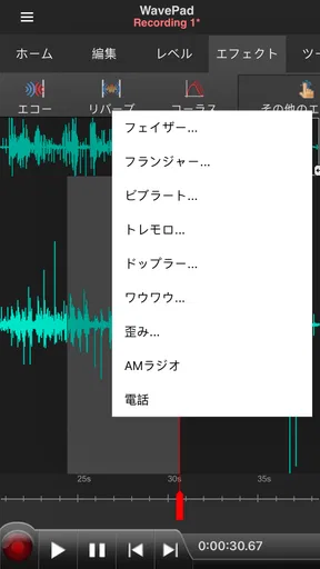 WavePad音声編集アプリ [JP]