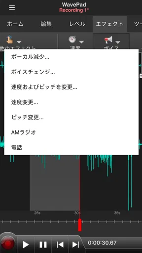 WavePad音声編集アプリ [JP]