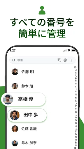 電話の連絡先