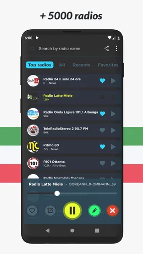 ラジオイタリア:FMオンライン