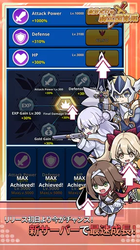 自分だけの騎士団育成:新サーバー登場!